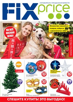 Преложения из Fix Price в рекламном проспекте Домодедово